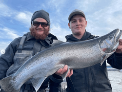 Huge trout caught